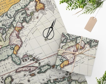 Vintage Map of America Wrapping Paper