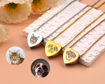 Pet Urns Necklace for Dogs • Heart Urn Pet Loss • Pet Urn Necklace • Pet Ashes Keepsake • Cremation Jewelry