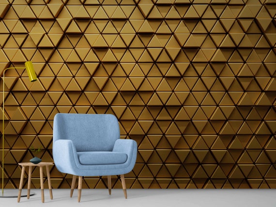 Luxury 3D Wallpaper Gold Wall Mural Self-adhesive Removable - Etsy Luxury 3D Wallpaper Gold Wall Mural Self-adhesive Removable - Etsy