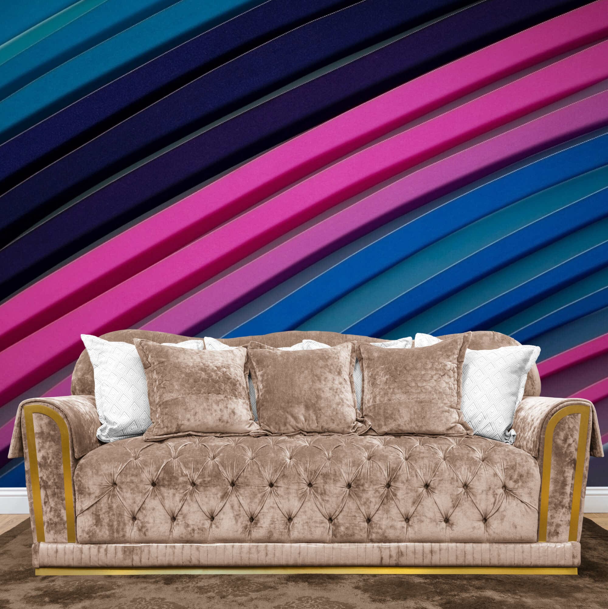 Living Room 3D Wallpaper Colored Wall Mural 3D Wall Paper Selfadhesive