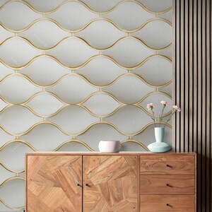 Bathroom Wall Mural Modern Wallpaper Bathroom Wall paper Decor Photo Wallpaper Bedroom Wall Sticker Self-Adhesive Wallpaper Peel and Stick