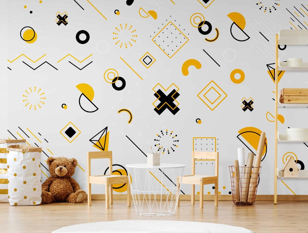 Kids Play Room Wallpaper Peel and Stick Vinyl or Classic Wall Paper for ...