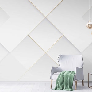 Modern 3D Wall paper Living Room Wall Mural Decor 3d Wallpaper Self-Adhesive Peel and Stick Wallpaper Mural Vinyl Wallpaper Sticker Wall Art