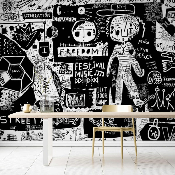 Vinyl Wallpaper Etsy