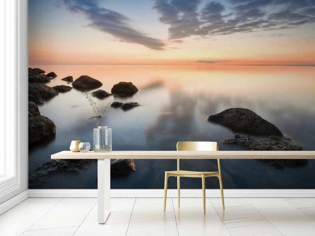 Nature Wallpaper Mural Decor, Removable Peel and Stick Wall Murals ...