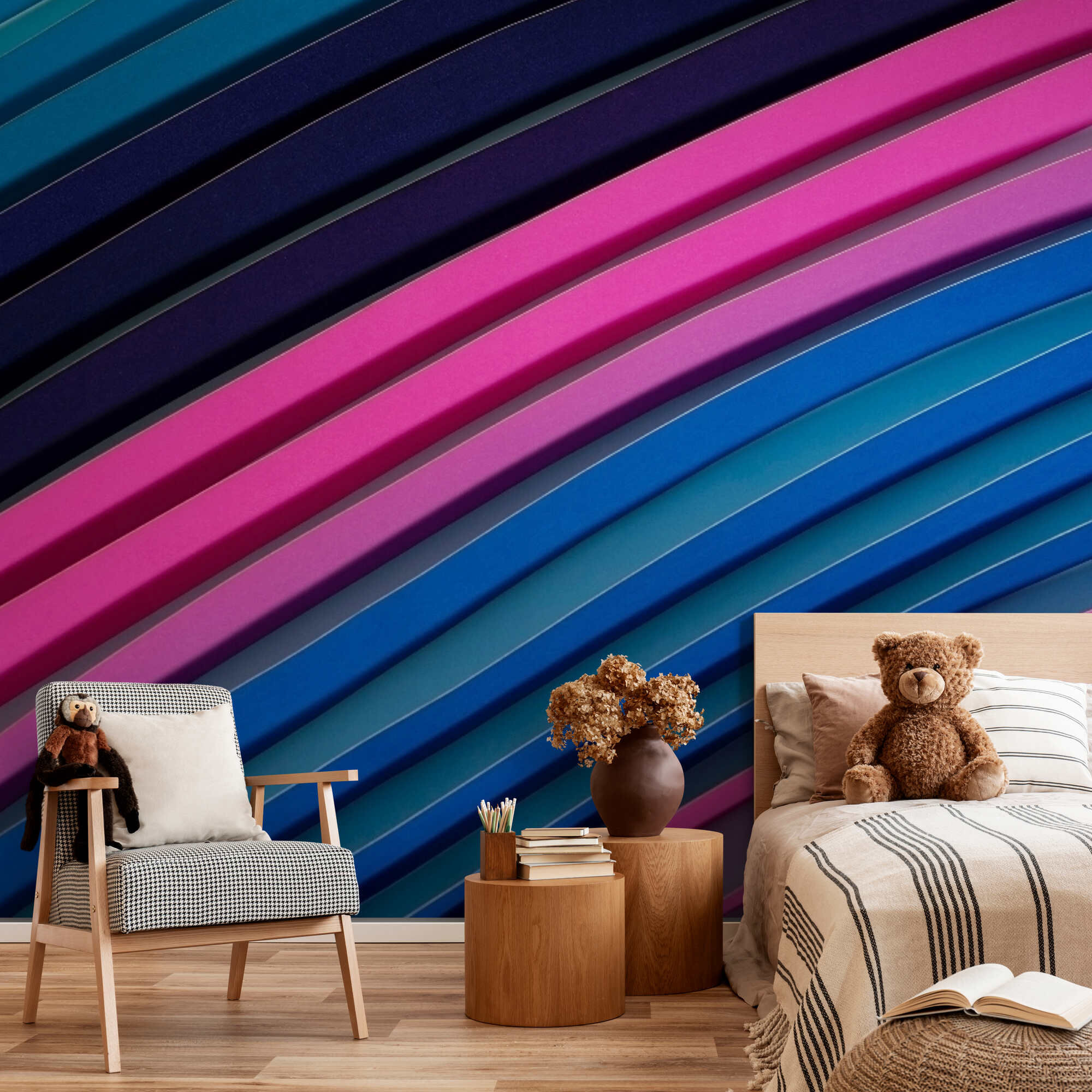 Living Room 3D Wallpaper Colored Wall Mural 3D Wall Paper Selfadhesive