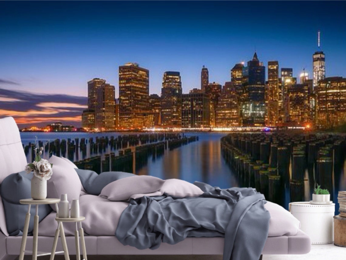 Los Angeles Cityscape Wall Mural USA Cities Panorama Wall Papers Large