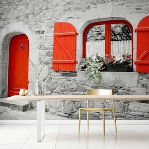 Peel and Stick 3D Wall Mural: Removable Vinyl Wallpaper for Living Room