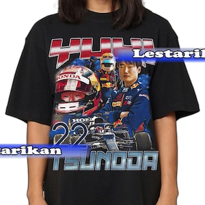 Yuki Tsunoda Formula One 22 Shirt, Alpha Tauri Racing, Formula 1, Racer Shirt, Alpha Tauri Fan, F1 Shirt, Tsunoda Gift Sport Car, Fan gift