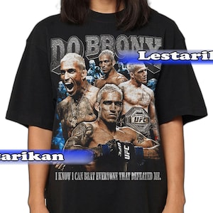 Charles Oliveira Do Bronx Vintage MMA T-Shirt, Brazilian Fighter Jiu Jitsu 90s Merch, Fighter Champions Sweatshirt, Do Bronx Fan LS026