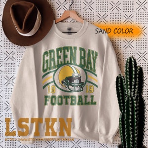 Green Bay Football Sweatshirt | Vintage Style Green Bay Football Crewneck | Football Sweatshirt | Green Bay Sweatshirt | LS2158