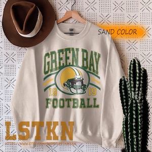 Green Bay Football Sweatshirt | Vintage Style Green Bay Football Crewneck | Football Sweatshirt | Green Bay Sweatshirt | LS2158