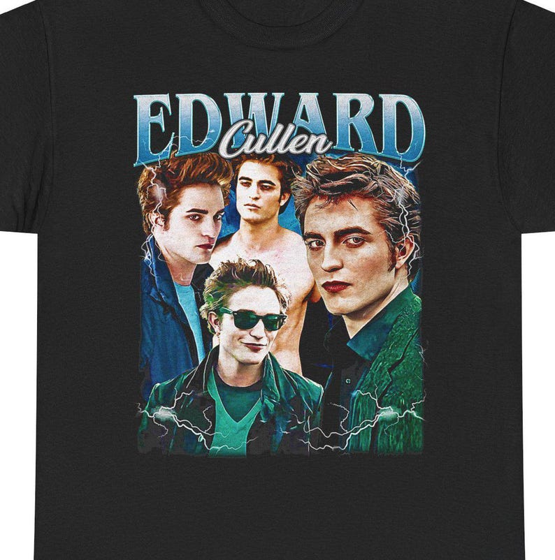 Edward Cullen Twilight Vintage Style Shirt, Edward Cullen Vampire Fan ...