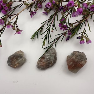 Raw Iolite and sunstone