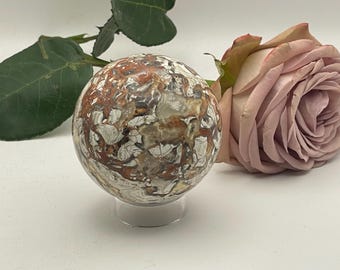 Money agate sphere
