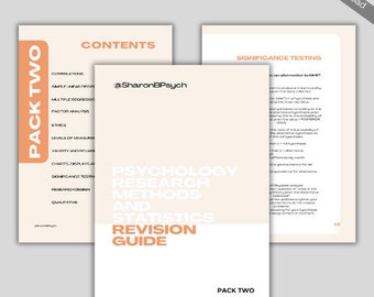 Guía de repaso de métodos de investigación y estadística en psicología - Paquete dos (Pruebas de selección DClinPsy)