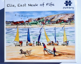 Elie Beach, East Neuk of Fife, Scotland 1000 Piece Jigsaw puzzle