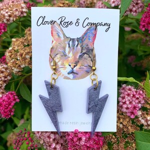 Delicate Lightning Bolt Earrings