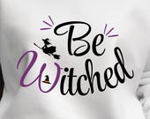 Halloween Sweatshirt, Bewitched Graphic Sweatshirt, Witchy Apparel, Gift for Her