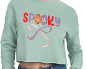 Cute Sweatshirt, Spooky Vibes, Halloween Apparel, Graphic Sweatshirt, Gift for Her, Fall Outfits
