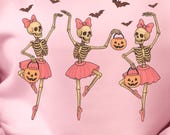Ballerina Sweatshirt: Skeleton Sweatshirt, Halloween Ballet Lover Crewneck