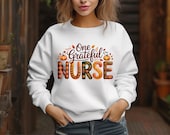 Cozy Nurse Sweatshirt: Thanksgiving Gift for Healthcare Workers