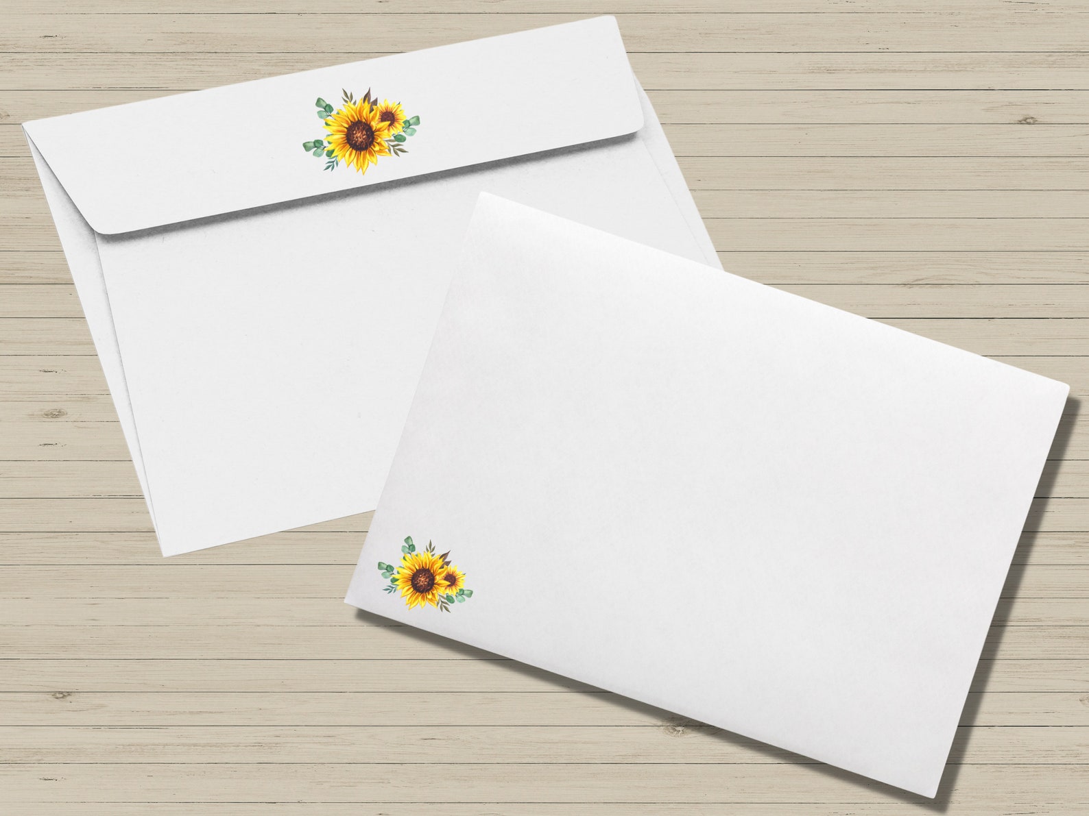 Sunflower Stationery Printable Paper, Letter Writing Journal Pages ...