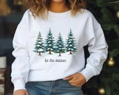 Christmas Tree Sweatshirt: Festive Unisex Crewneck, 'tis the season'
