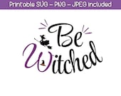 Witch Clipart Set: Halloween Graphics for T-shirts, Scrapbooking (SVG, PNG, JPG)