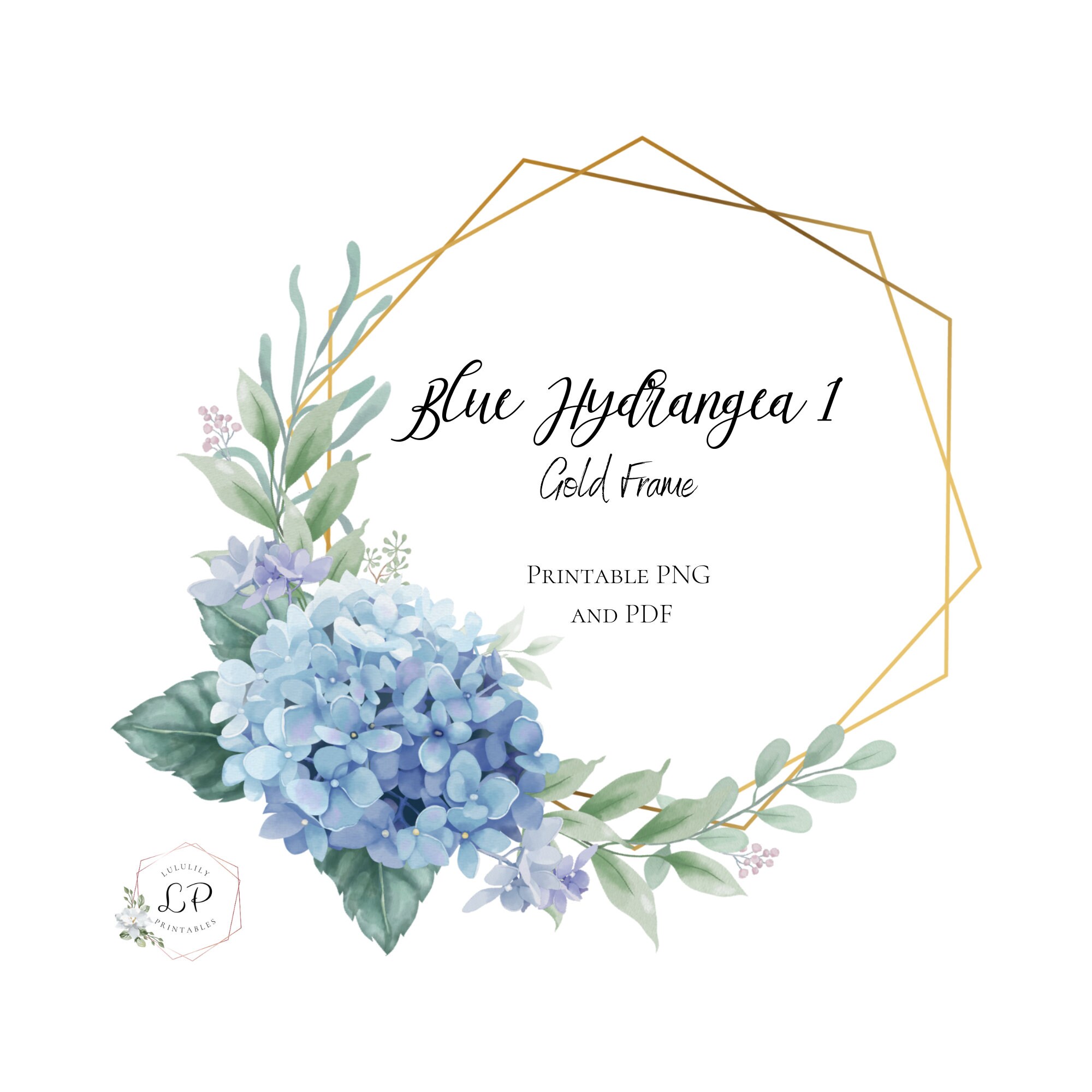 Hydrangea Picture Frame Hydrangea Picture Frame