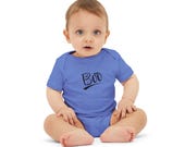 Boo Graphic Baby Grow: Halloween Newborn Outfit