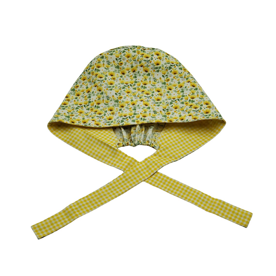 yellow scrub cap