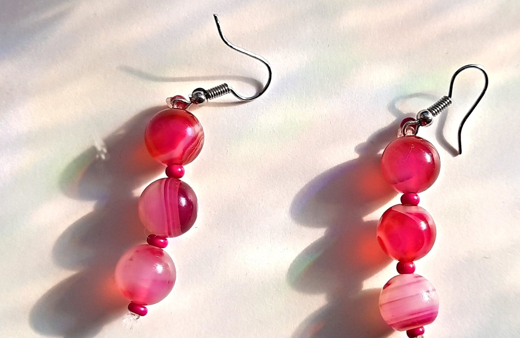Hot Pink Earrings Etsy