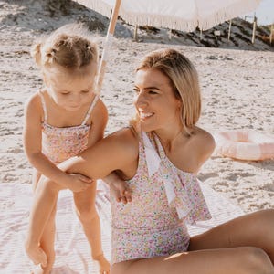 Matching swimwear | mommy and me swimwear | swimsuit | mommy and me swimsuit | matching outfits | mommy and me | Flower swimwear | one piece