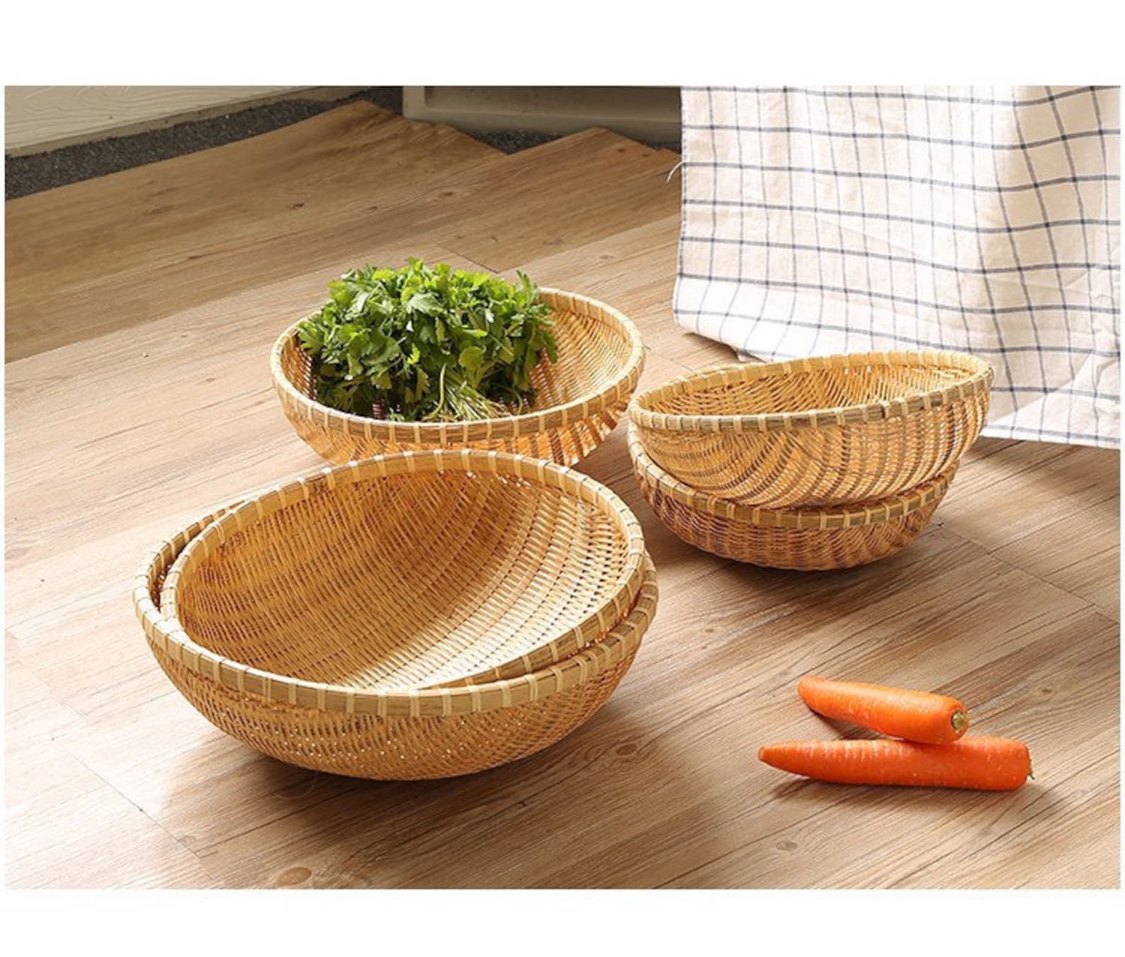 Vietnamese handmade basket Or Vietnamese bamboo deep Etsy