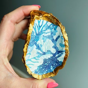 Blue Coral Ring Dish