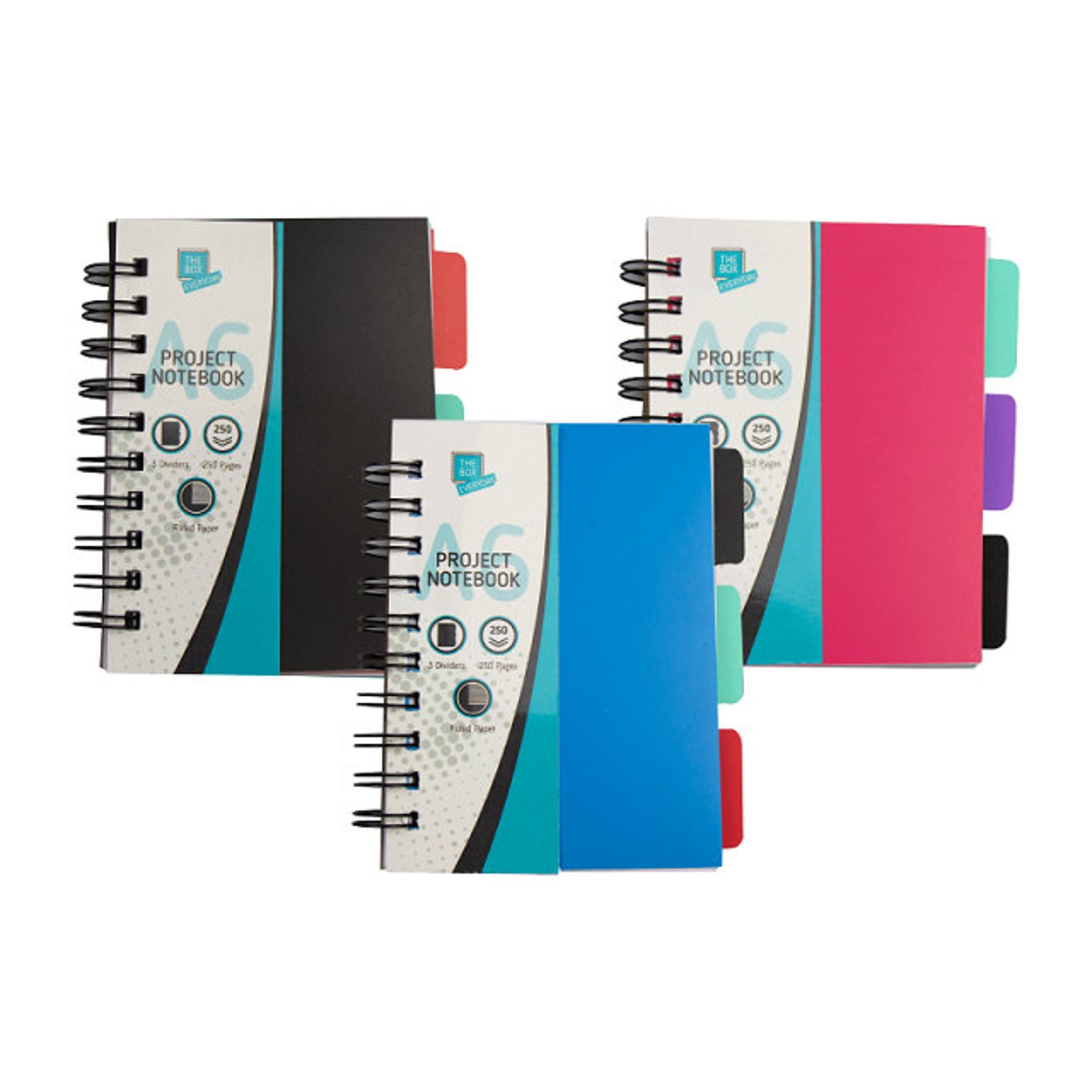 A6 Project Notebooks with Plastic Dividers Etsy