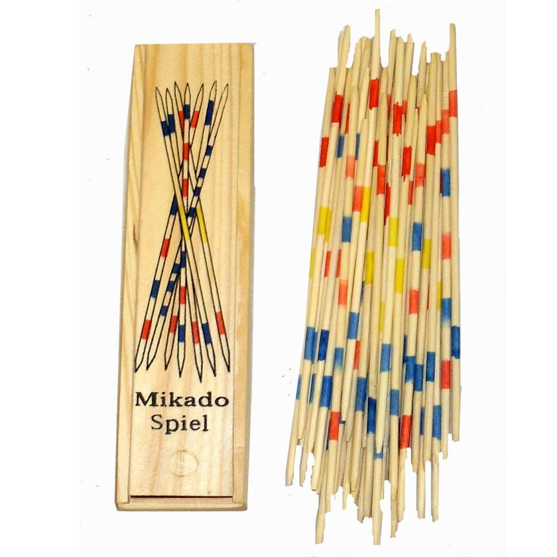 Wooden Traditional Mikado Game Pick up Sticks Etsy