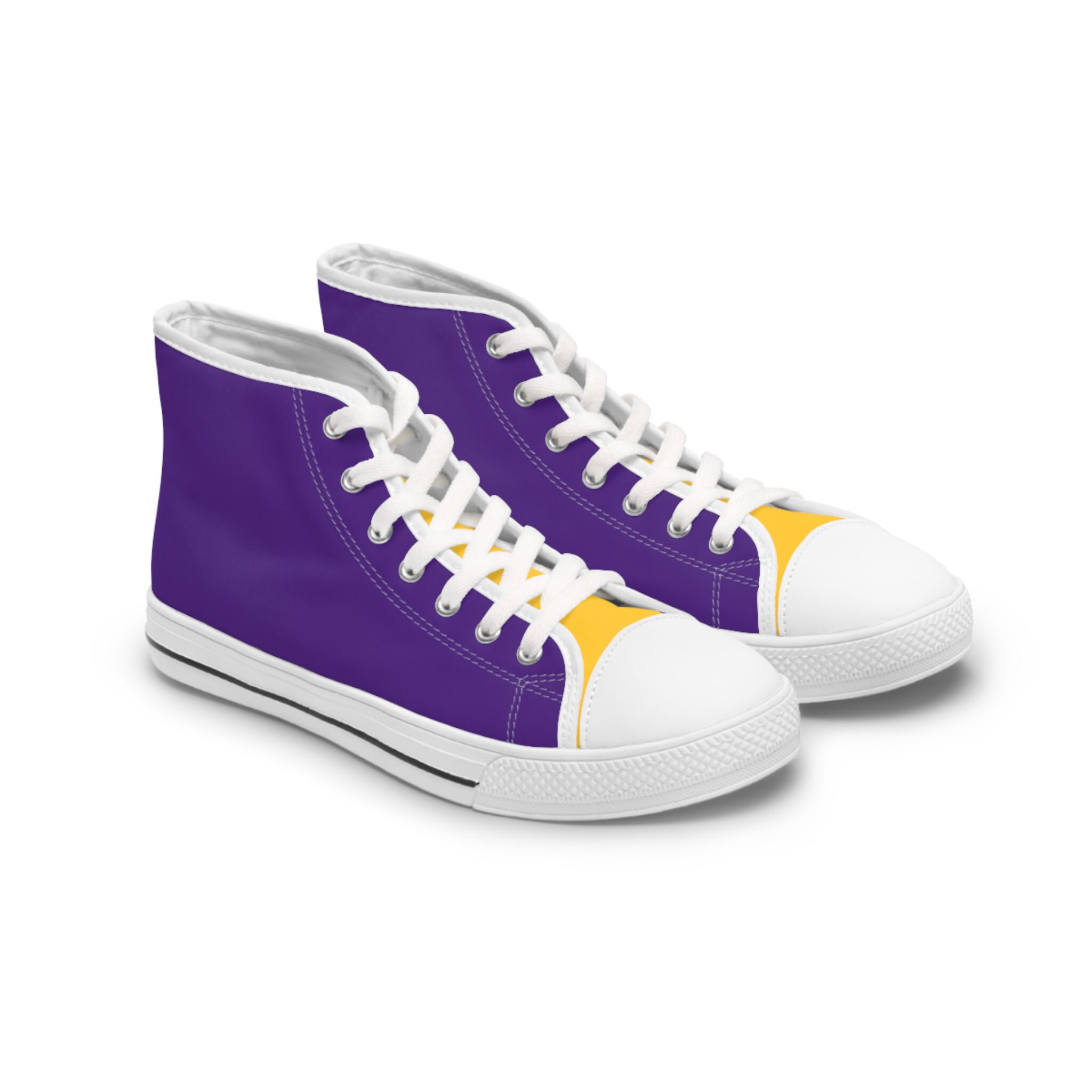 Women s High Top Purple Sneakers Etsy Israel