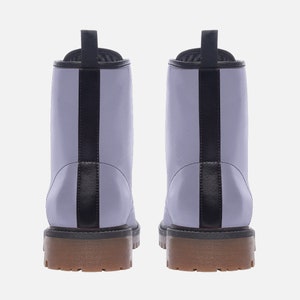 Light Purple Boots Casual Leather Lightweight boots MT image 4