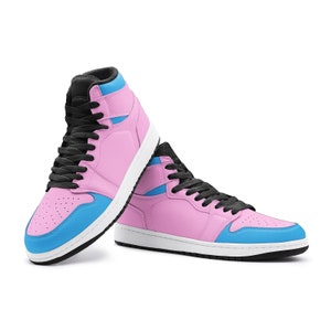 Pink High Tops Sneakers Unisex Sizes