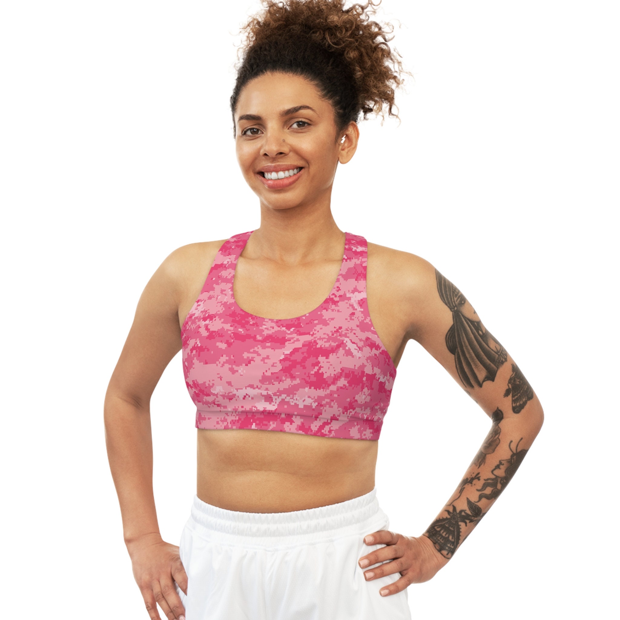 Seamless Camo Sports Bras -  Canada