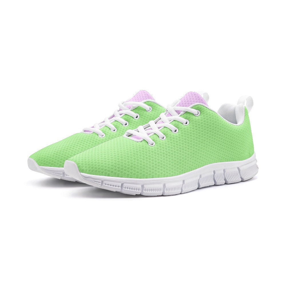 bright green sneakers