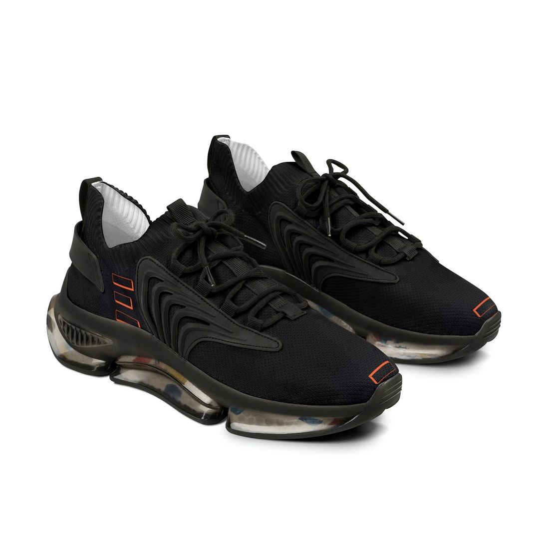 mens black and orange nikes