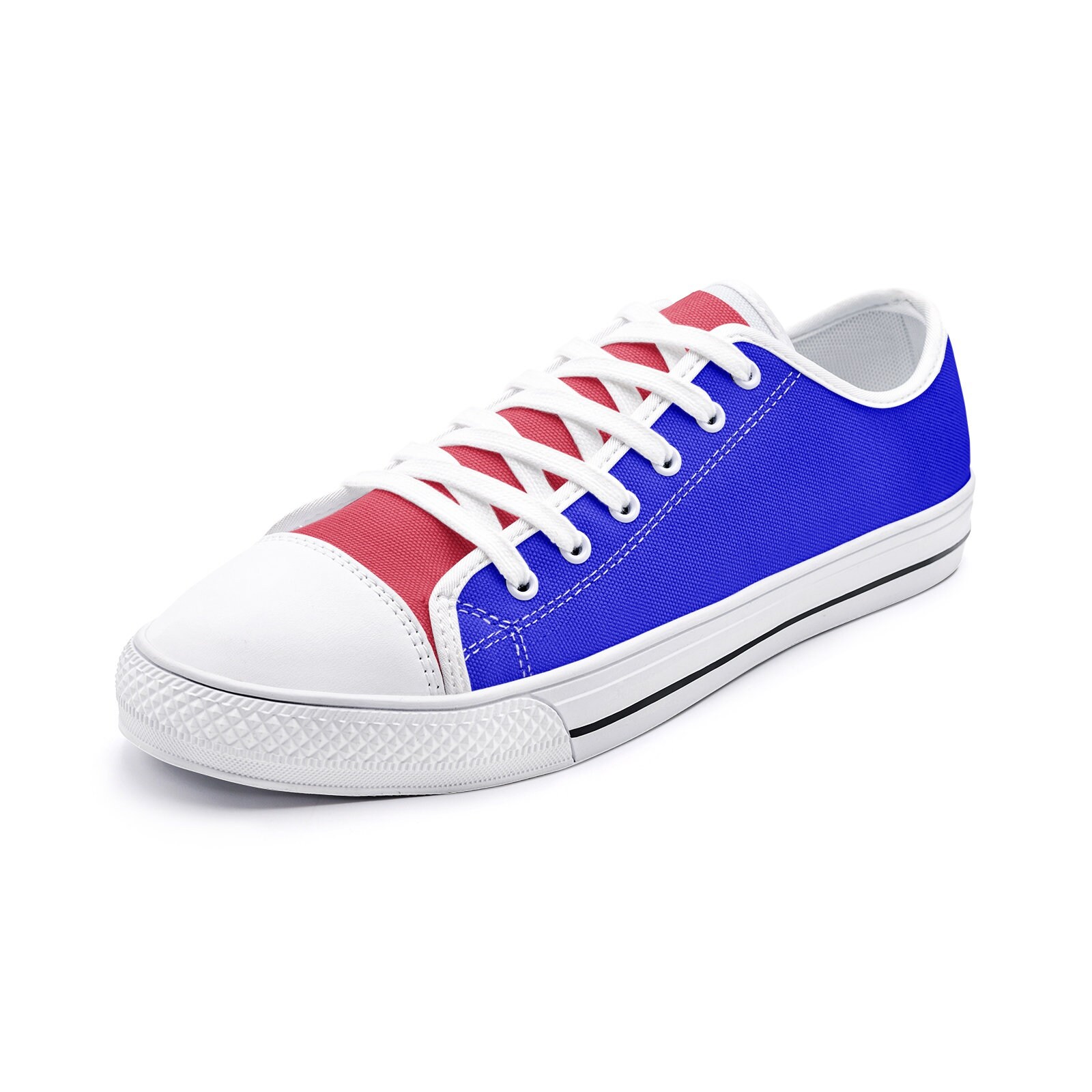 Red white & blue sneakers discount
