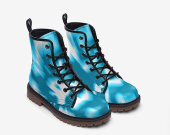 Teal Boots Casual Leather Lightweight boots MT