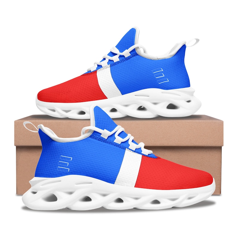 nike blue and red sneakers