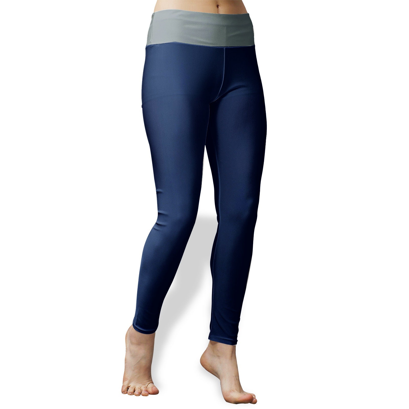 Women's High Waist Navy Blue Yoga Leggings -  Canada