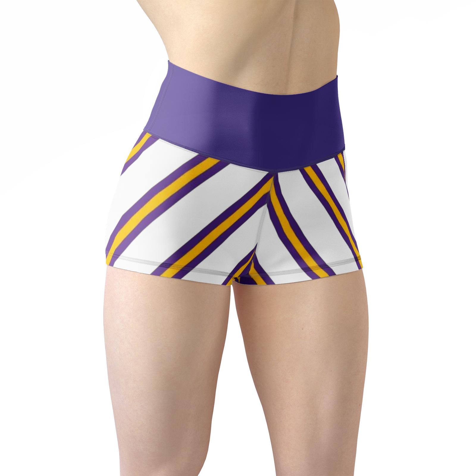 Purple yoga shorts deals