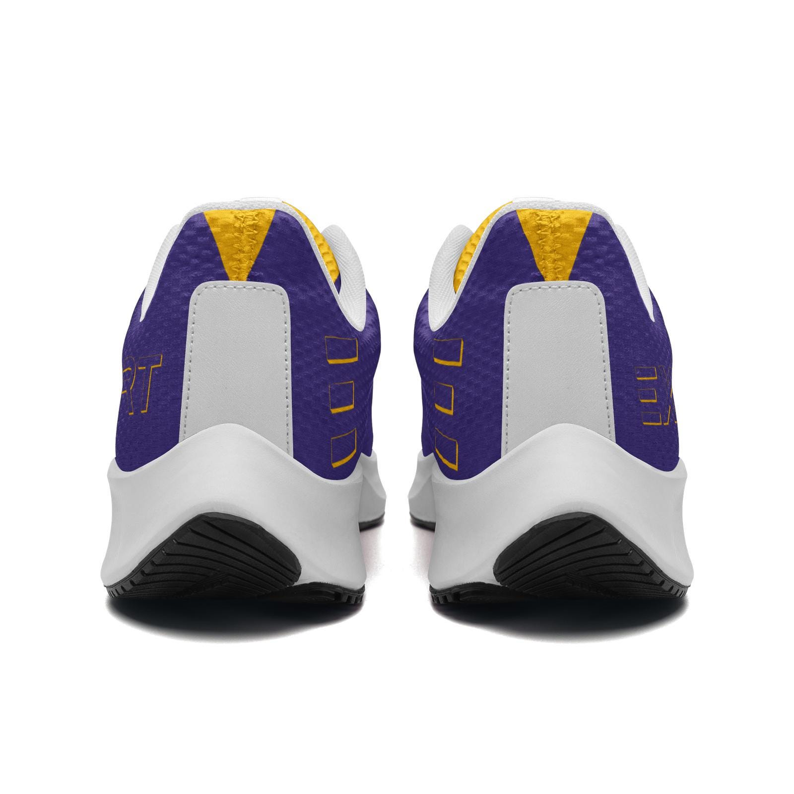 Purple and Gold Running Shoes Unisex Sizes - Etsy
